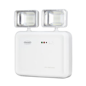 Luminária de Emergência LED 1200 lúmens 2 faróis