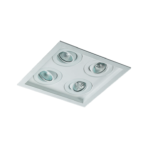 SPOT QUADRADO RECUADO QUADRUPLO